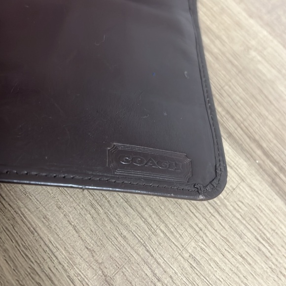 Vintage Coach brown leather trifold wallet - Picture 12 of 17